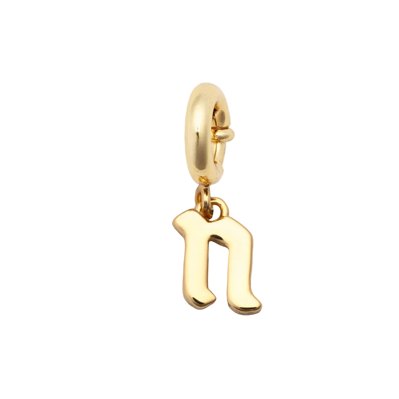 Little Words Project Gothic letter charm N bracelet charm