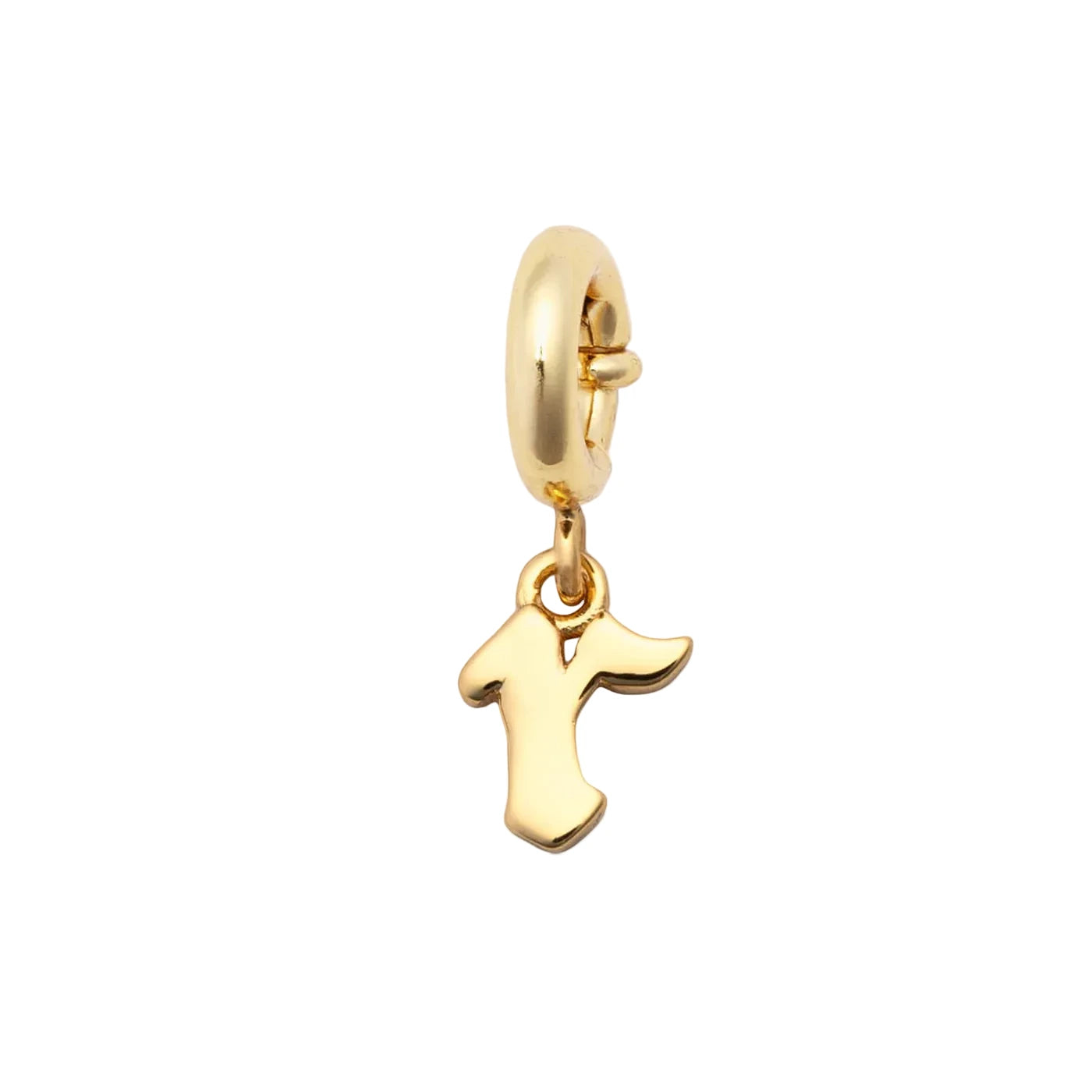 Little Words Project Gothic letter charm R bracelet charm