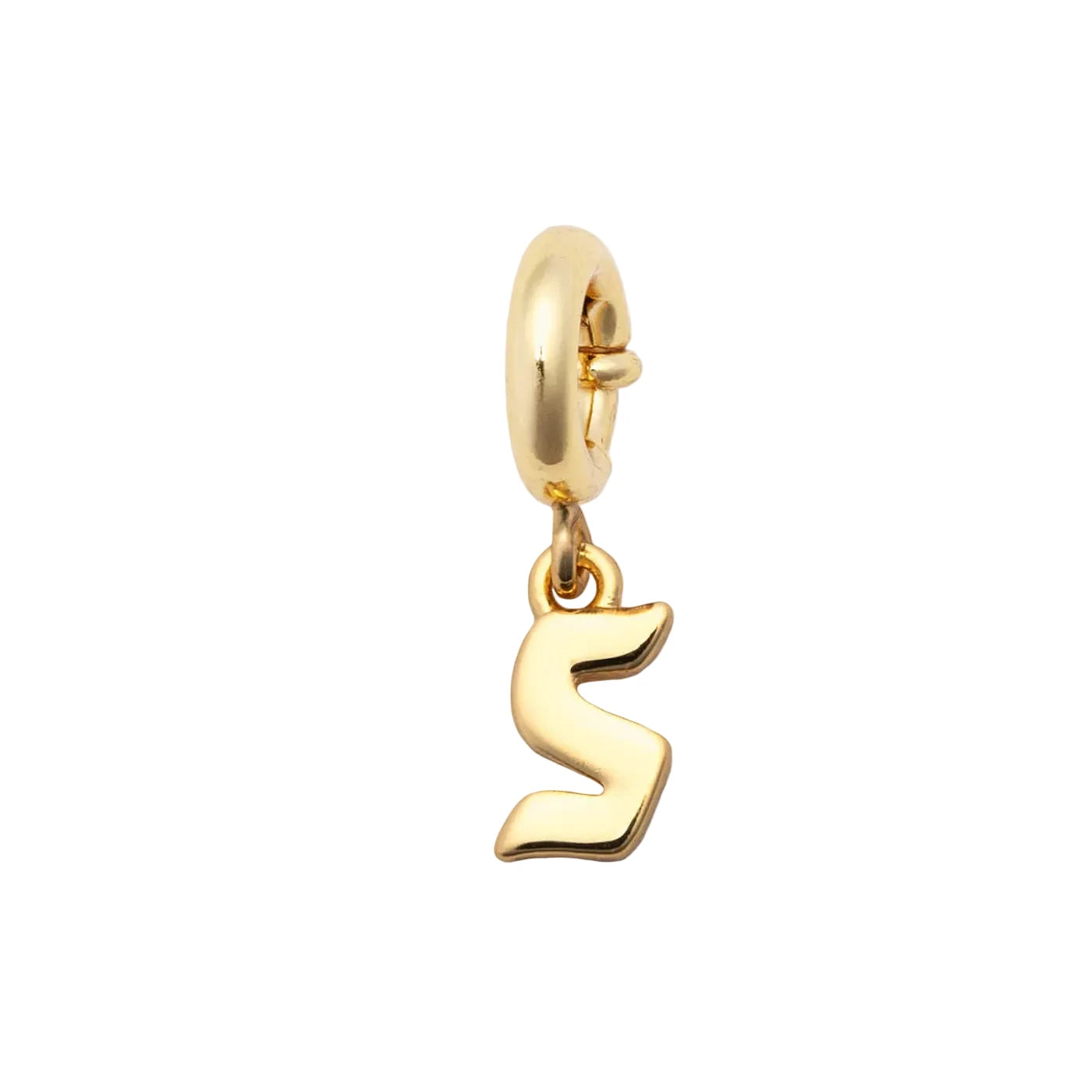 Little Words Project Gothic letter charm S bracelet charm