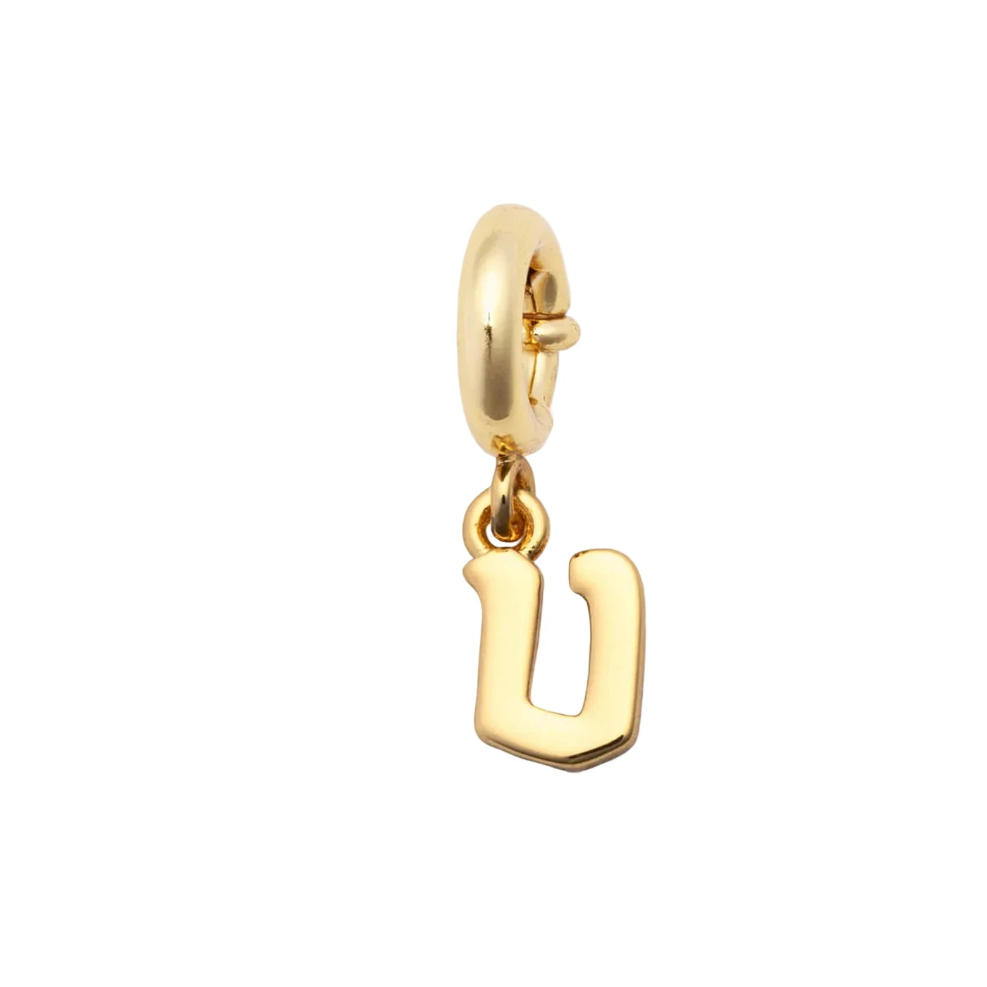 Little Words Project Gothic letter charm U bracelet charm
