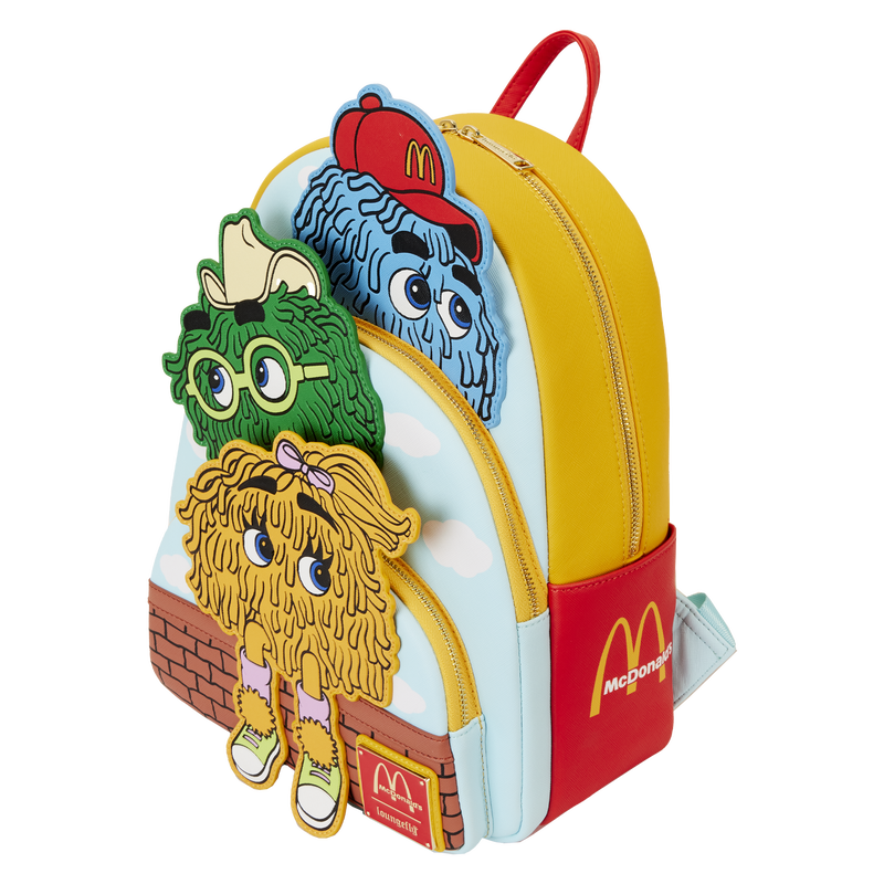 iets frans mini backpack McDonald's Fry Guys Triple Pocket Mini-Backpack