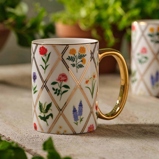 Garden Study Porcelain Mug
