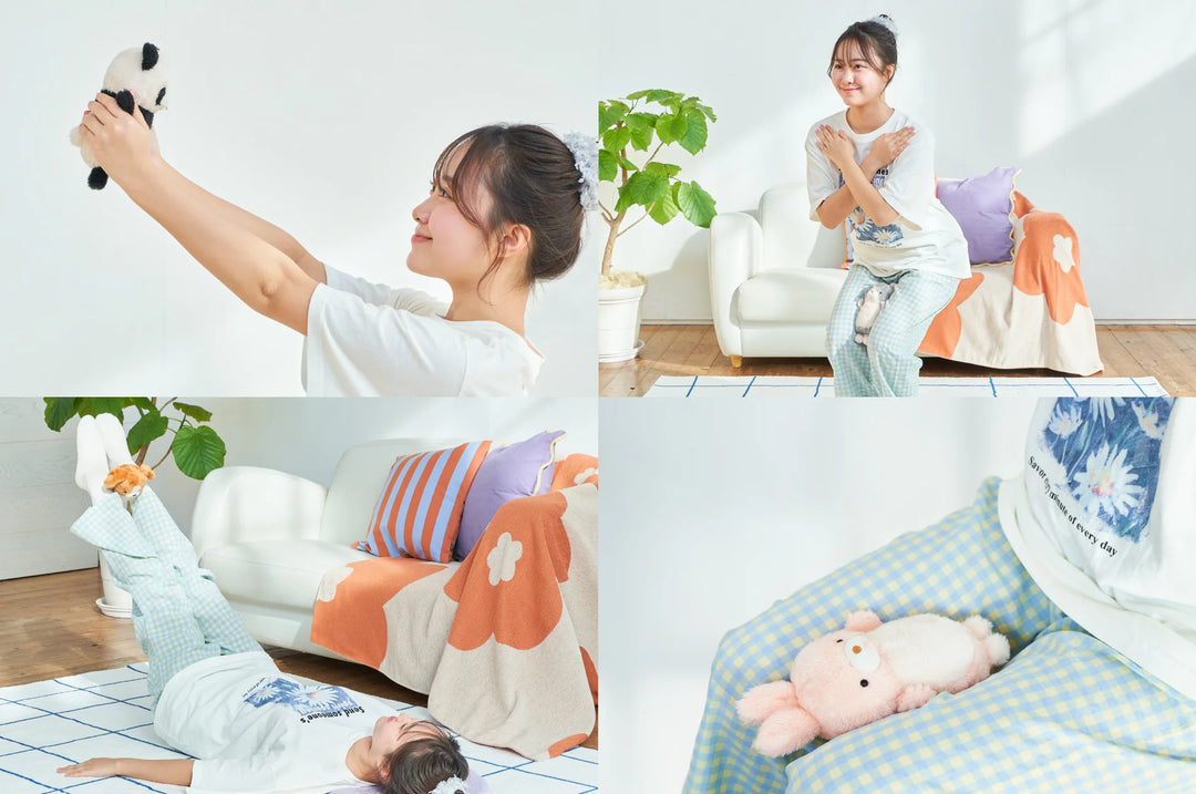 Panda Mugyuuus Weighted Stuffed Animal Cuddle Toy