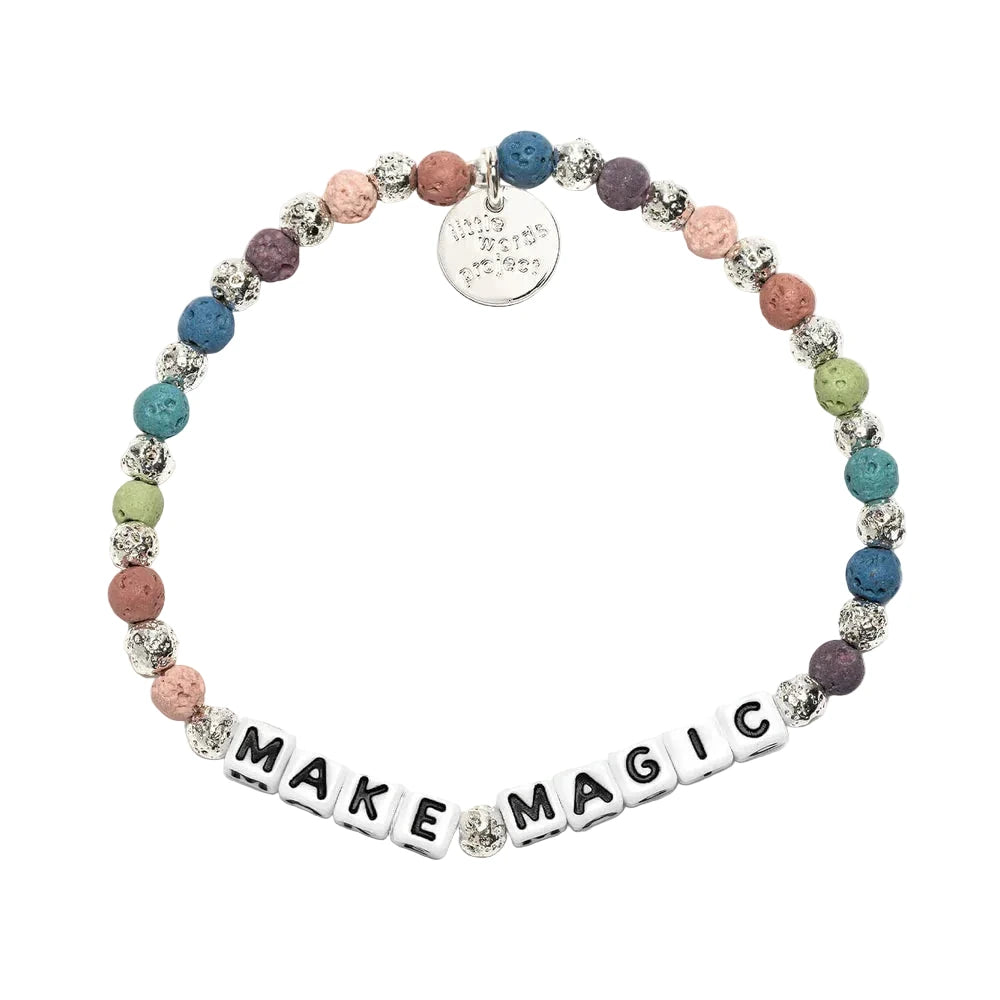 Make Magic Planets bracelet S/M colorful planet inspired bracelet by Little Words Project