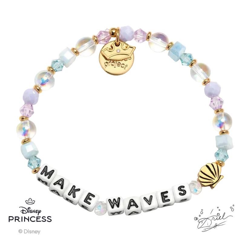 Make Waves Ariel bracelet Disney Little Mermaid bracelet by Little Words Project