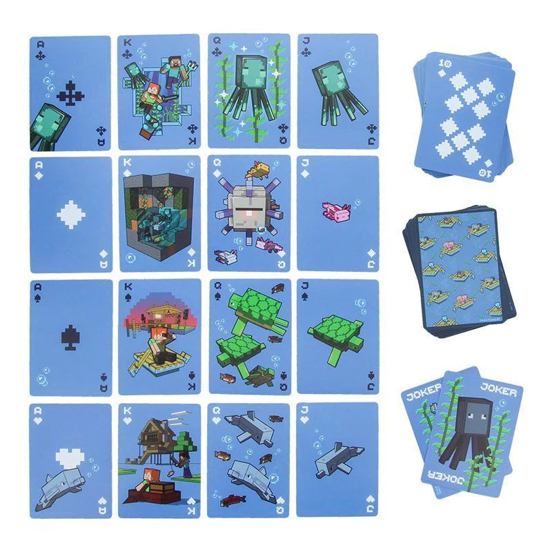 Shield Playing Card Design Minecraft Java Minecraft Waterproof Playing Cards – Ida Red