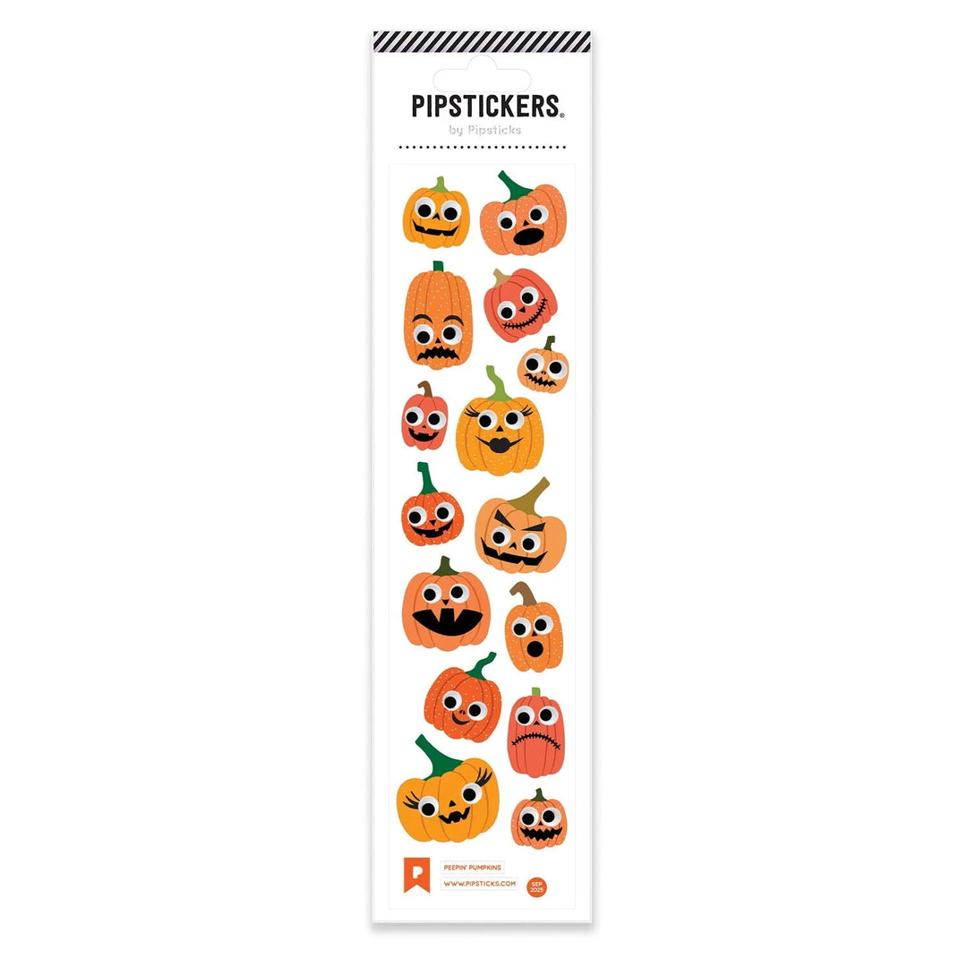 Peepin Pumpkins Googly Eyed Sticker Sheet