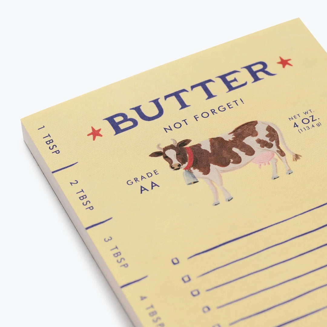 Butter Not Forget Market Notepad