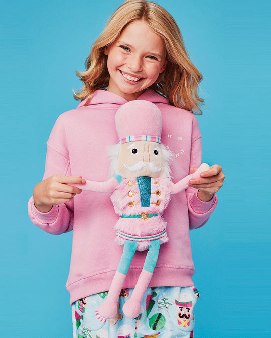 Pink & Teal Nutcracker (Chris) Plush