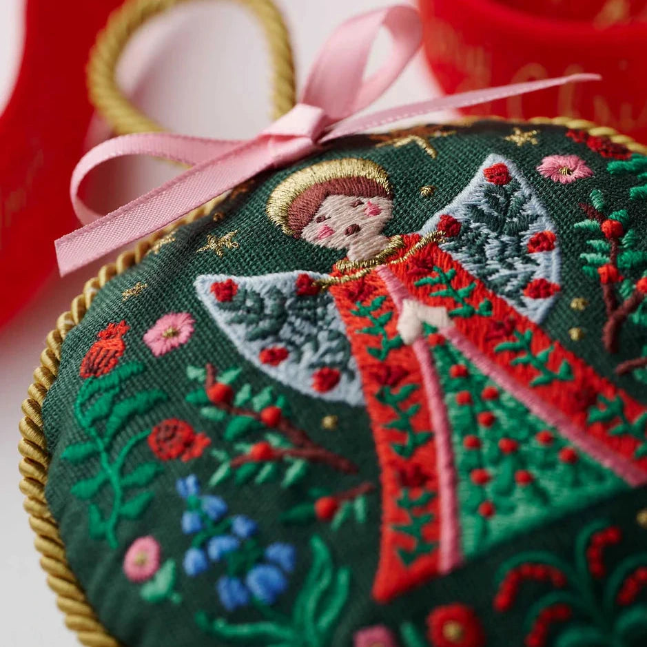 Angel Embroidered Ornament