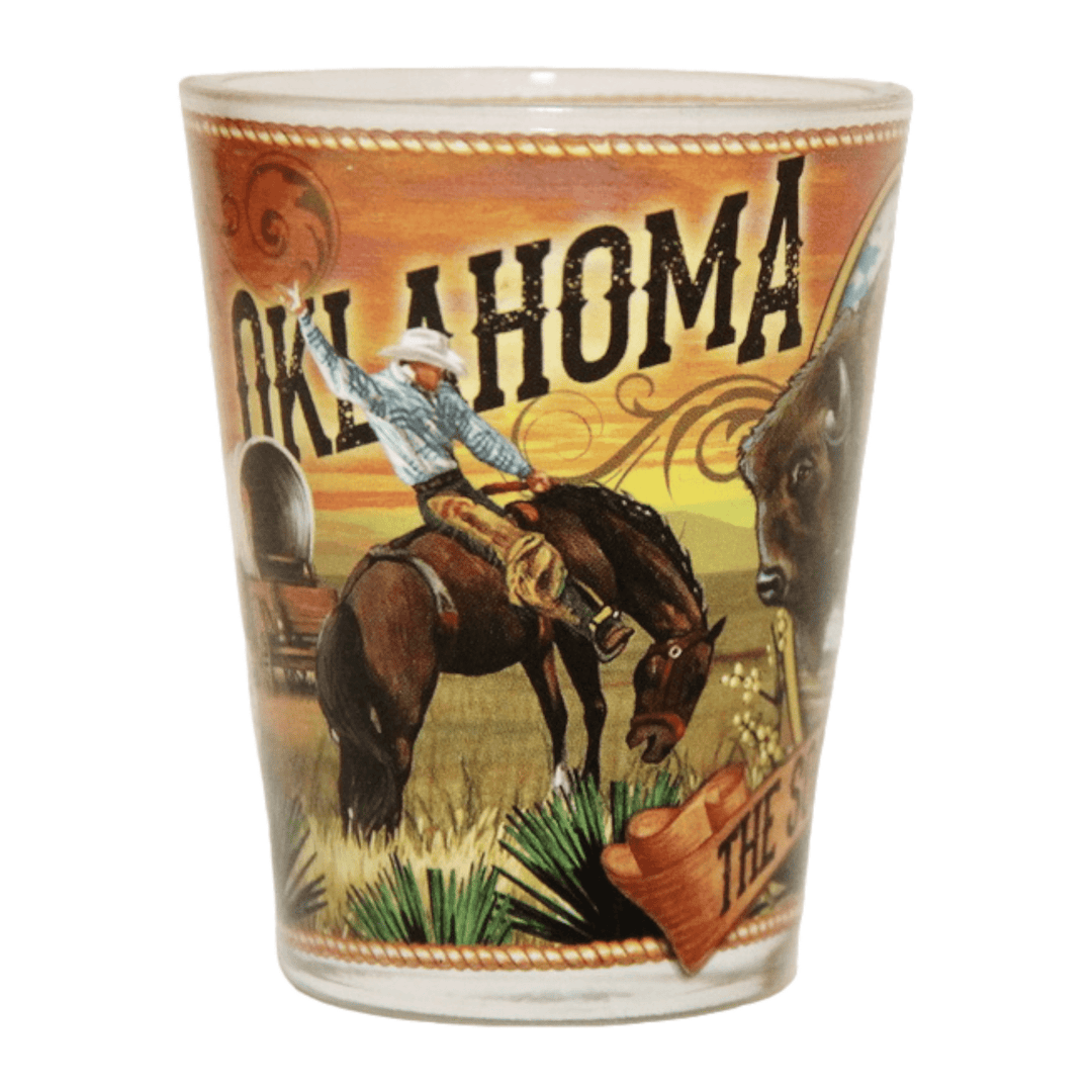 Oklahoma Mural Shot Glass