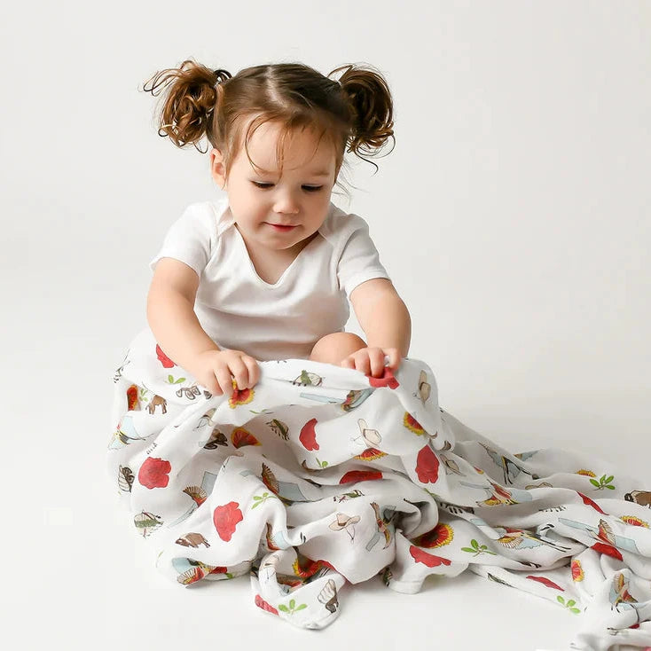 Oklahoma Baby Swaddle Blanket