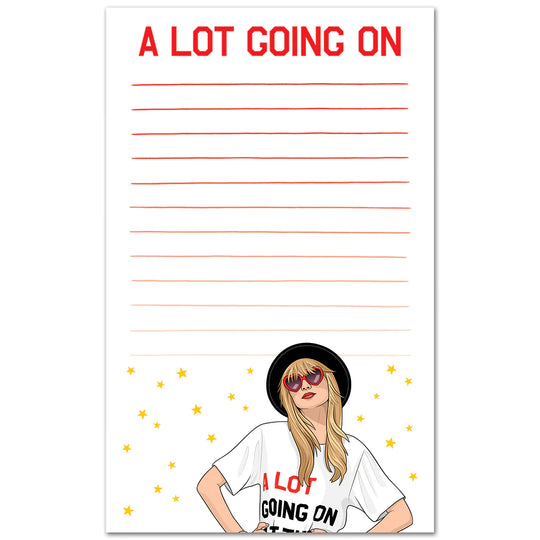 Taylor A Lot Going On Notepad
