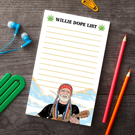 Willie Dope List Notepad