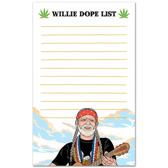 Willie Dope List Notepad