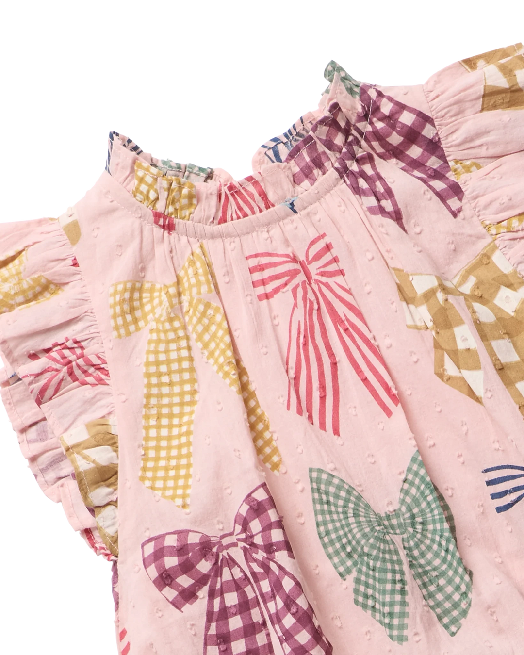 Pink Chicken - Patterned Bows Harper Dress