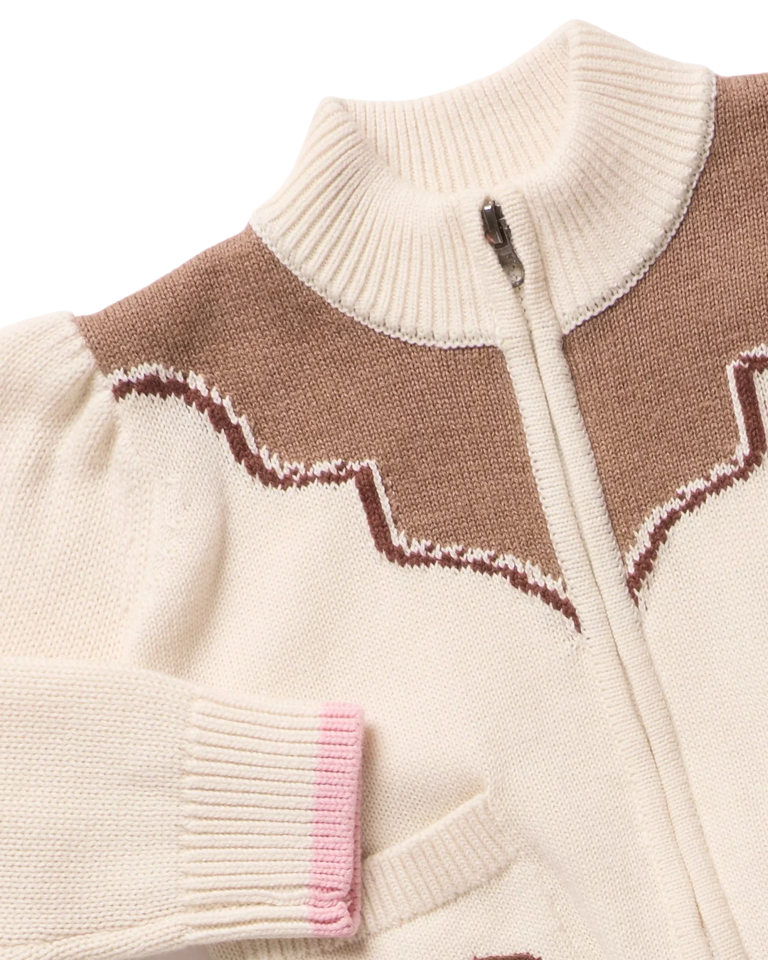 Pink Chicken - Western Zip Sweater