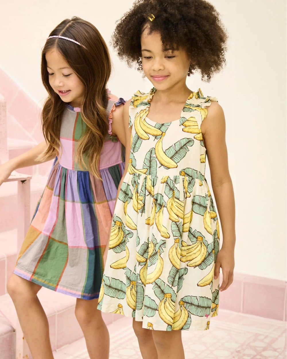 Pink Chicken - Banana Leaves Via Dress