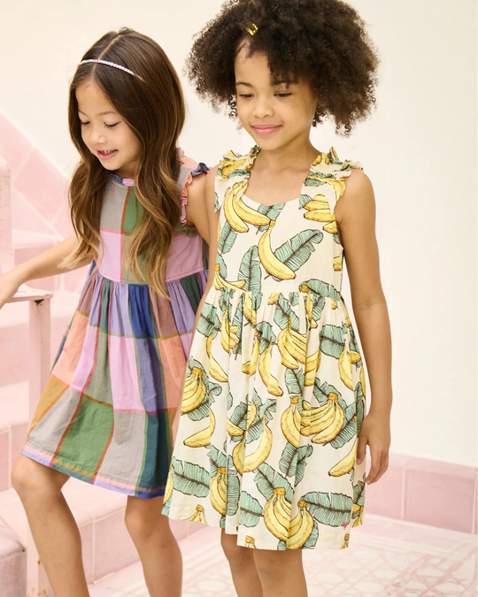 Pink Chicken - Banana Leaves Via Dress