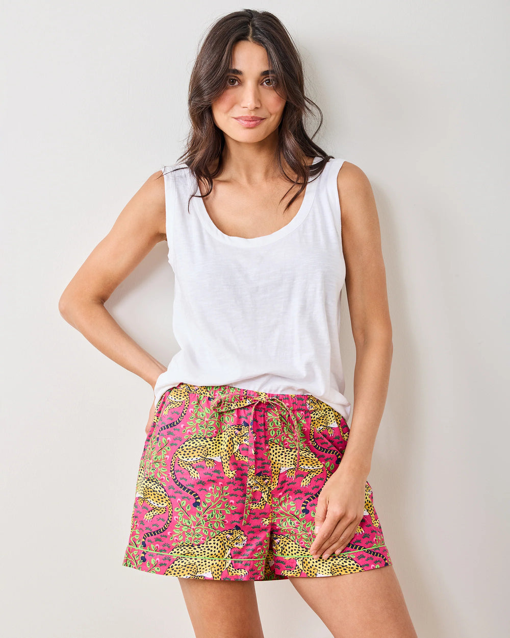 Bagheera Hot Pink Eco Satin Shorts