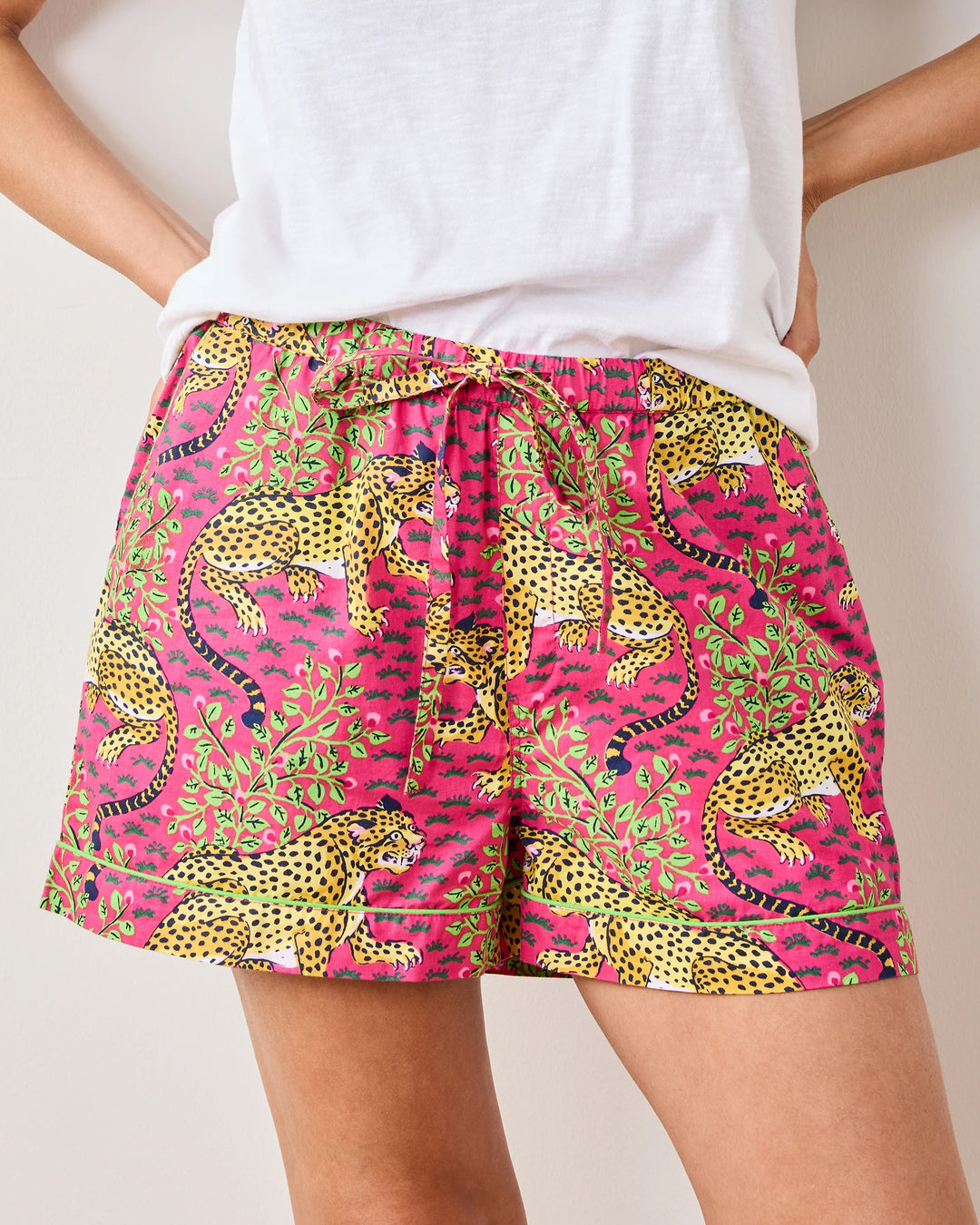 Bagheera Hot Pink Eco Satin Shorts