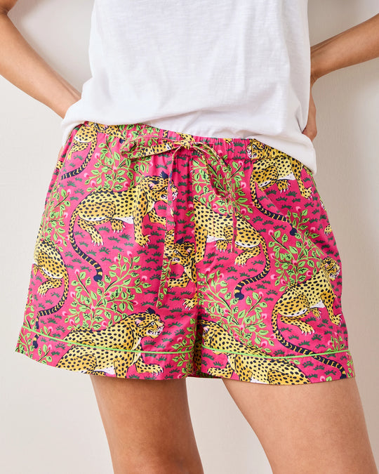 Bagheera Hot Pink Eco Satin Shorts