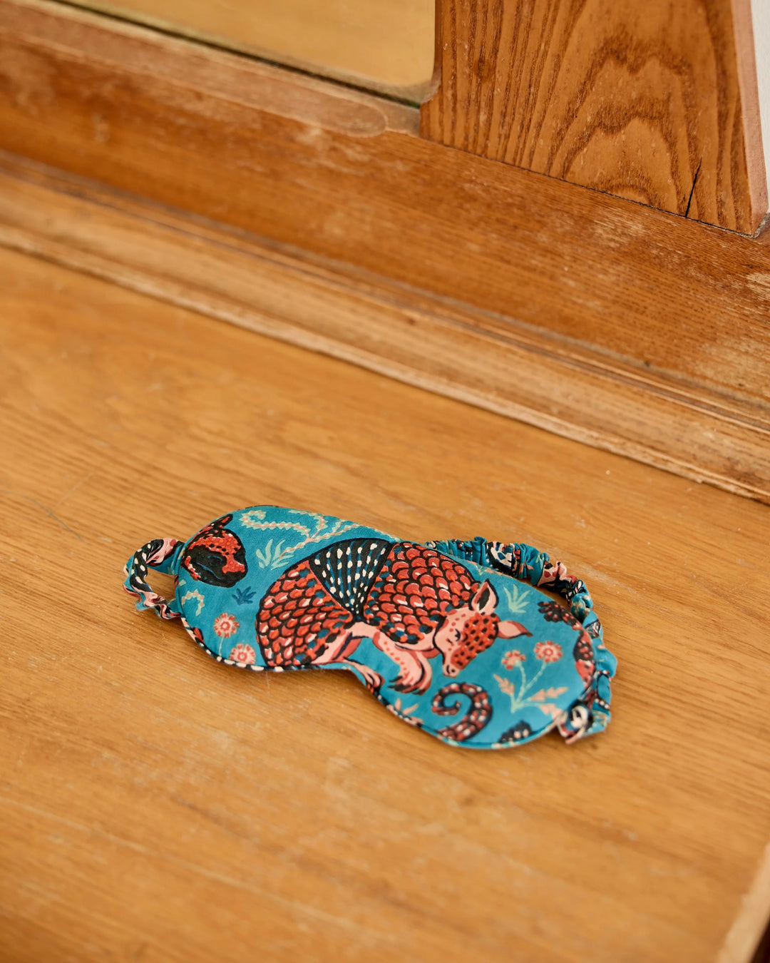 Canyon Critters Teal Eco Satin Eyemask
