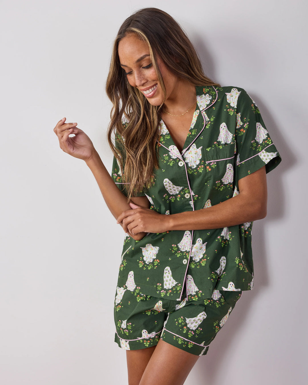 Gardening Ghosts Overgrown Moss PJ Set