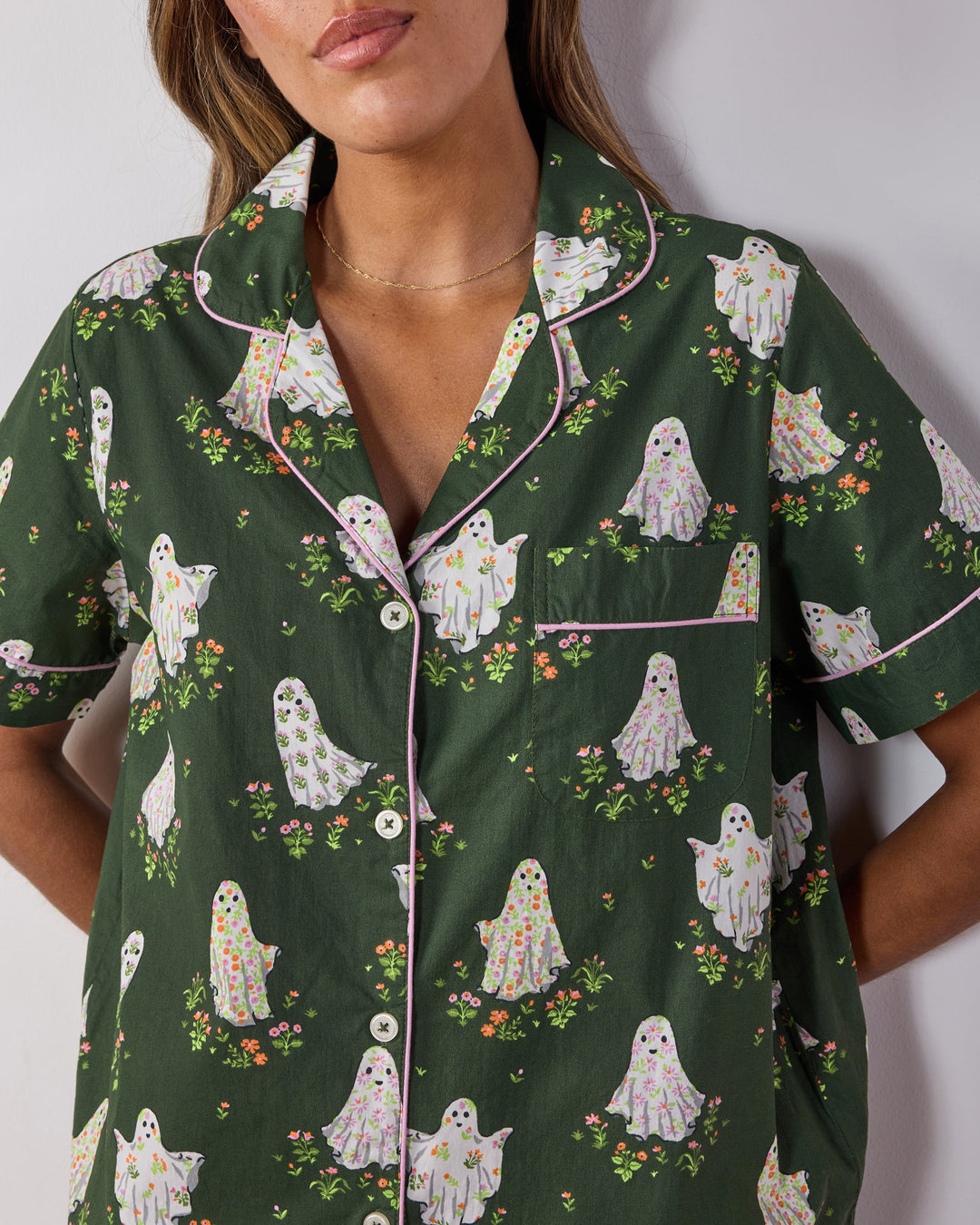 Gardening Ghosts Overgrown Moss PJ Set