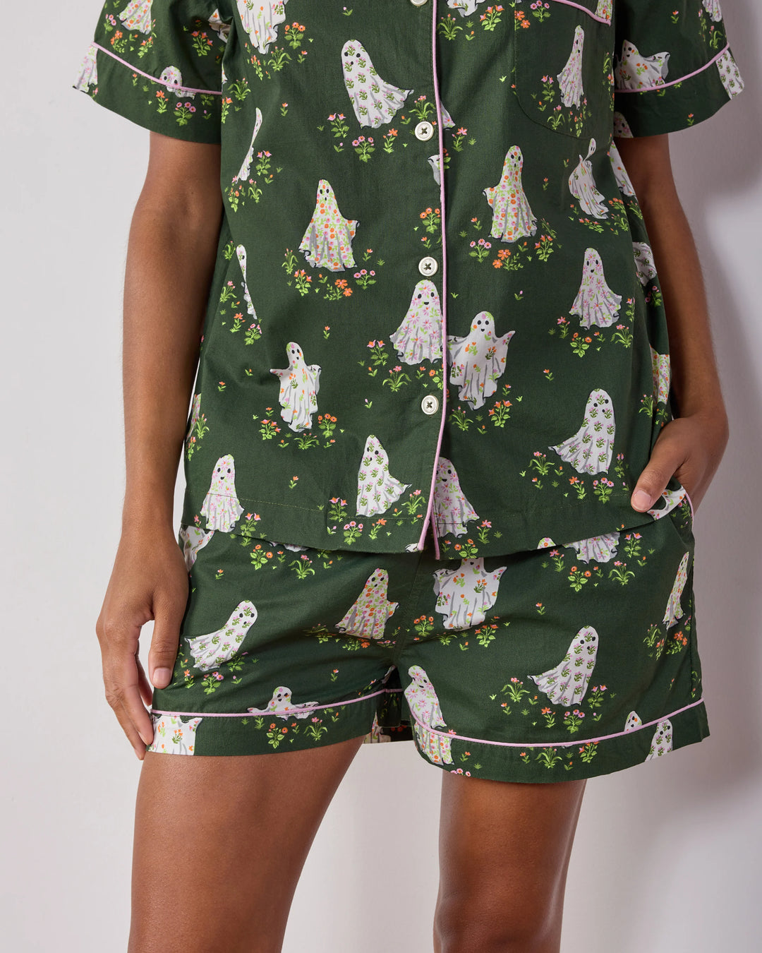 Gardening Ghosts Overgrown Moss PJ Set