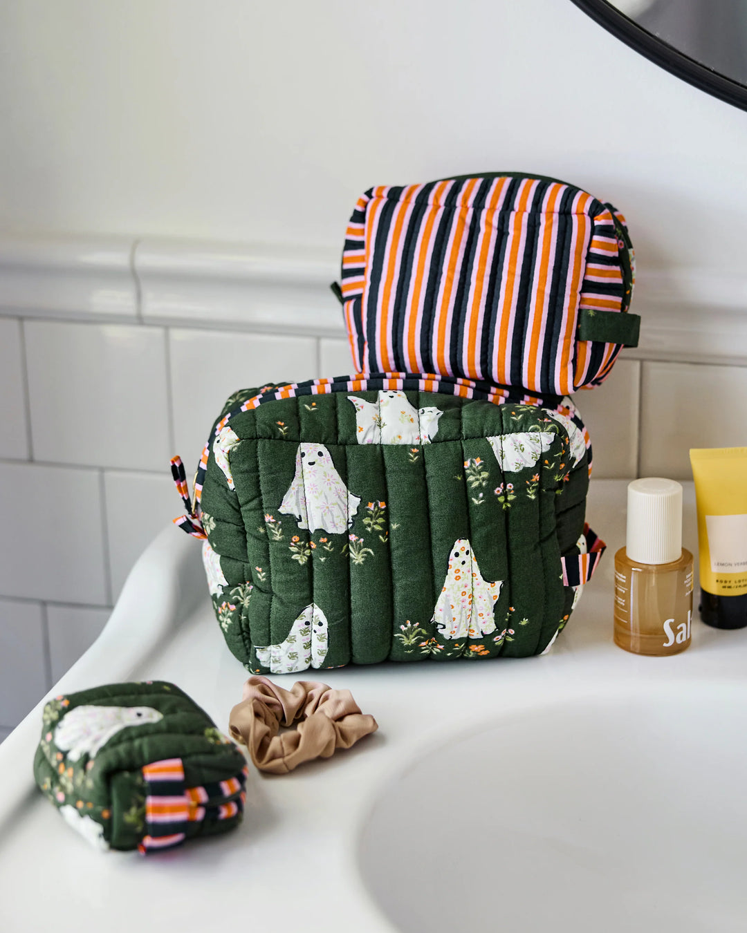 Gardening Ghosts Overgrown Moss Zip Pouch