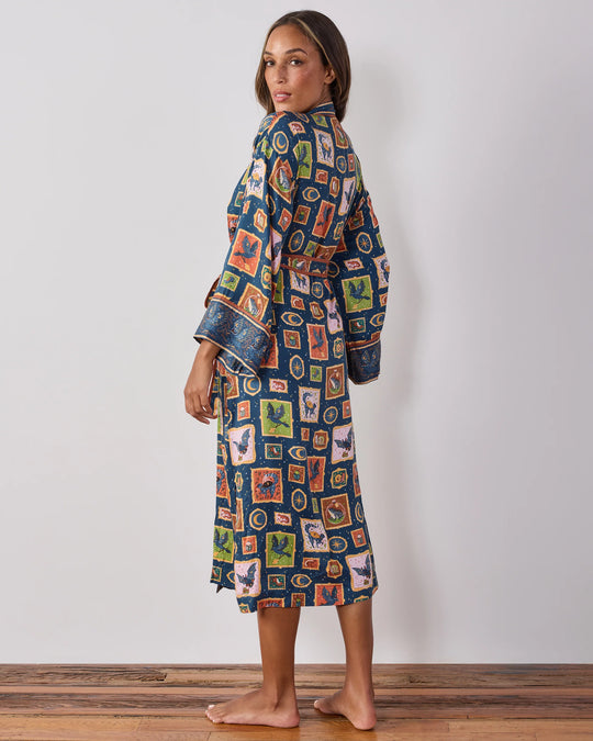 Midnight Gallery Night Sky Eco Satin Robe