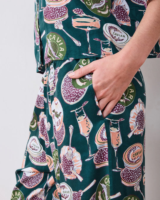 Champagne & Caviar Wildest Dreams Eco Satin PJ Set