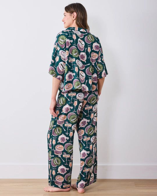Champagne & Caviar Wildest Dreams Eco Satin PJ Set