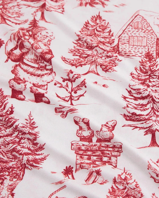 Posh Peanut - Women's Father Christmas Pajama Set