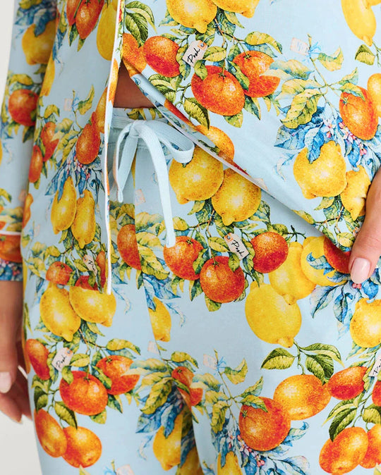 Posh Peanut - Lucia Citrus Women's Luxe Pajama Set