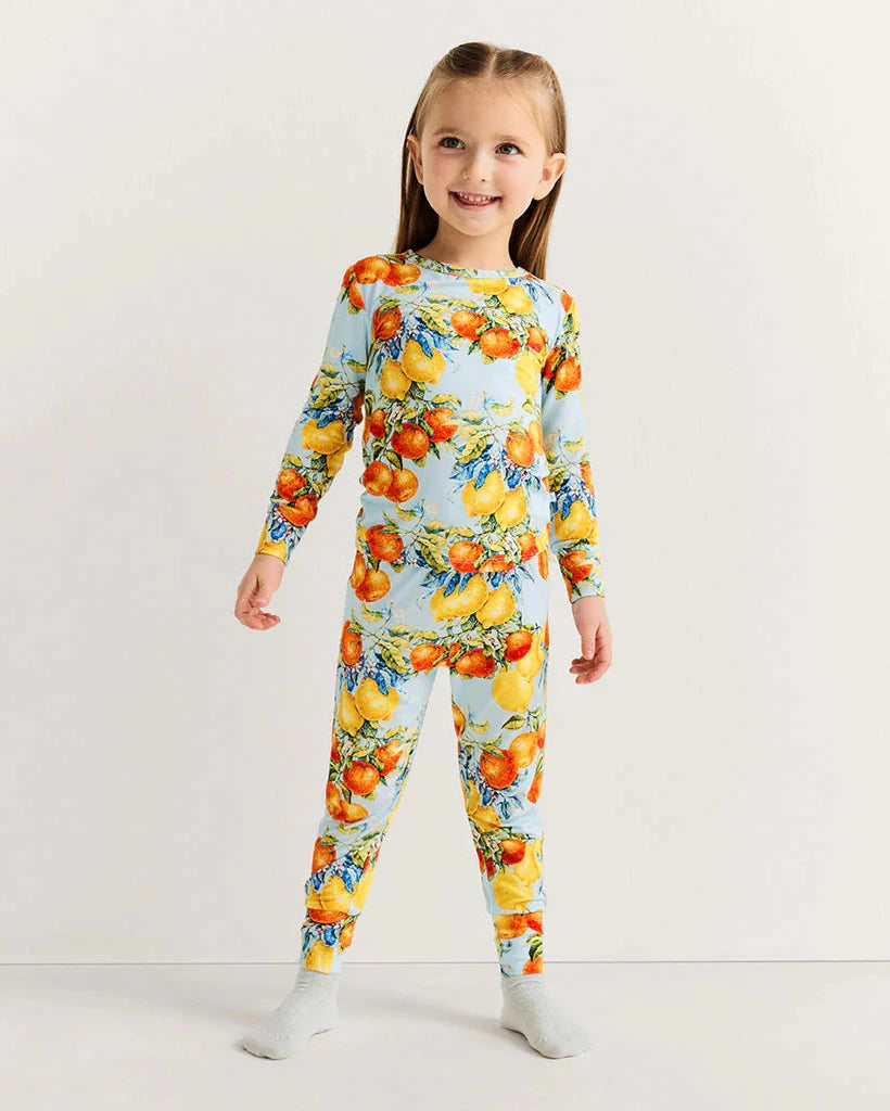 Posh Peanut - Lucia Citrus Kid's Pajama Set