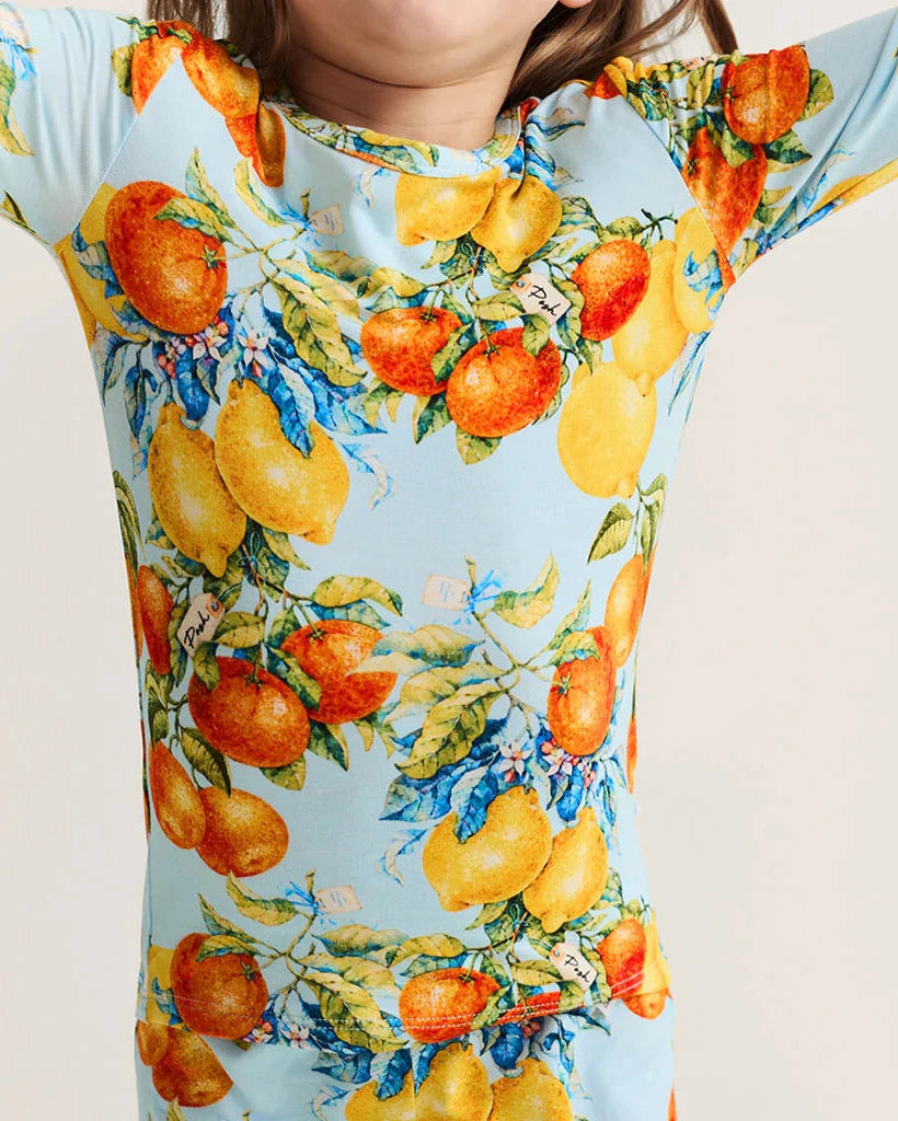 Posh Peanut - Lucia Citrus Kid's Pajama Set