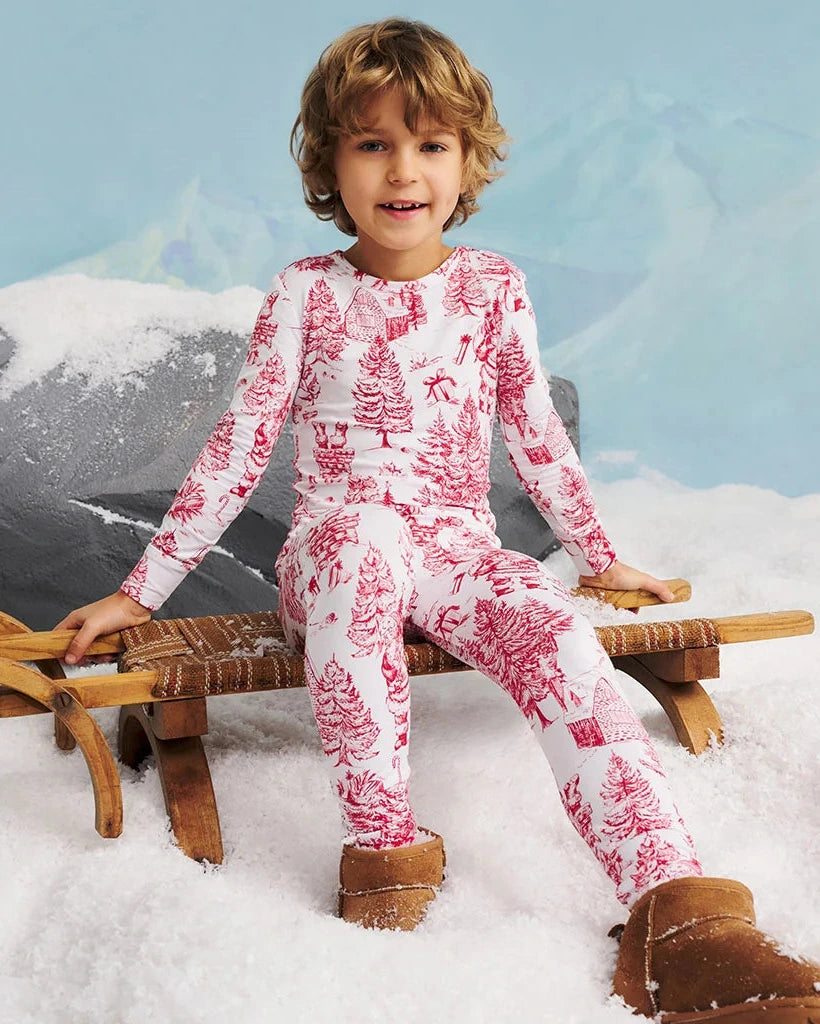 Posh Peanut - Father Christmas Classic Pajama Set