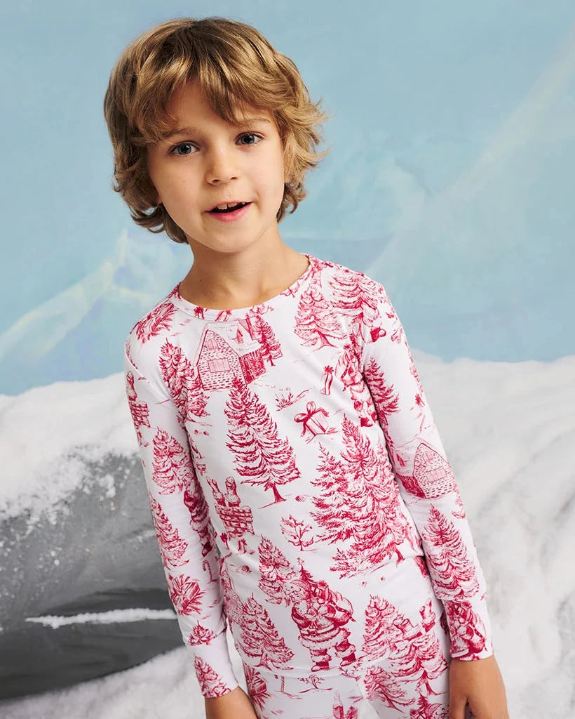 Posh Peanut - Father Christmas Classic Pajama Set