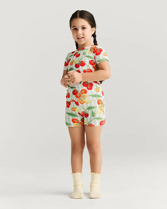 Posh Peanut - Cherry Tomatoes Kid's Pajama Set