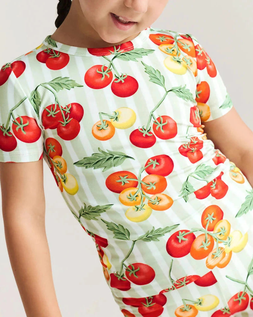 Posh Peanut - Cherry Tomatoes Kid's Pajama Set
