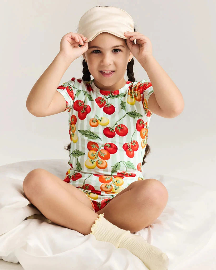 Posh Peanut - Cherry Tomatoes Kid's Pajama Set