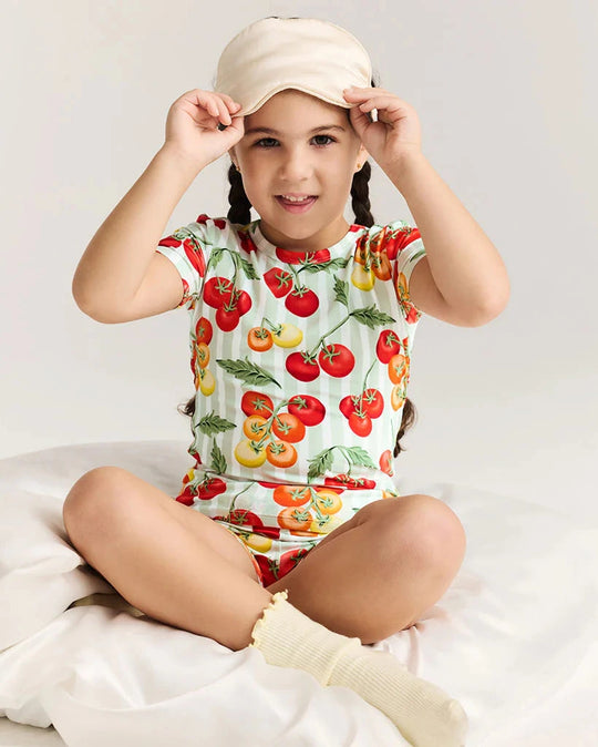 Posh Peanut - Cherry Tomatoes Kid's Pajama Set