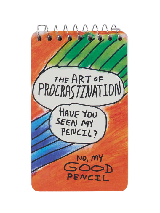 Procrastination Spiral Notebook