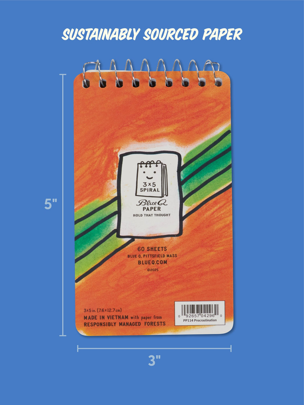 Procrastination Spiral Notebook
