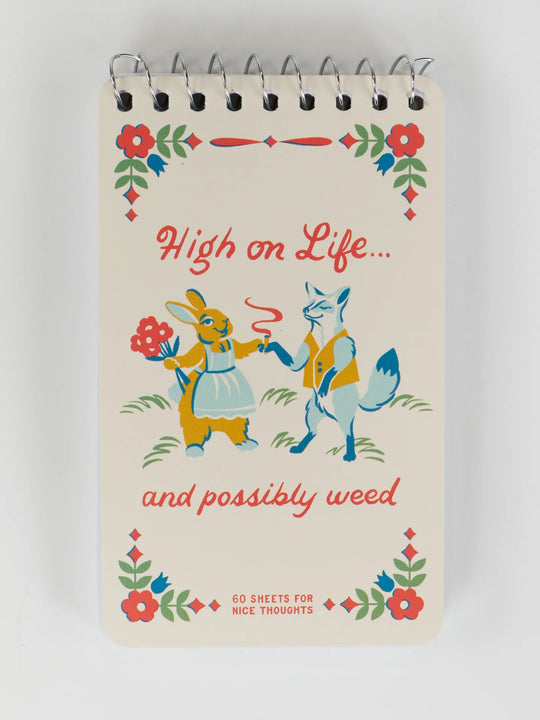 High On Life Spiral Notebook