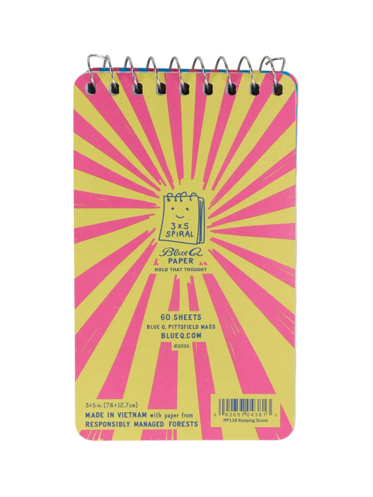 Keeping Score Mini Spiral Notebook
