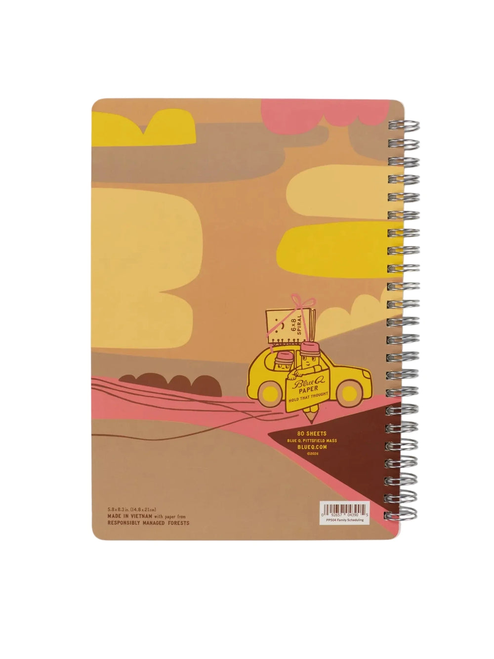 Family Scheduling Spiral Notebook