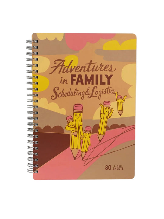 Family Scheduling Spiral Notebook